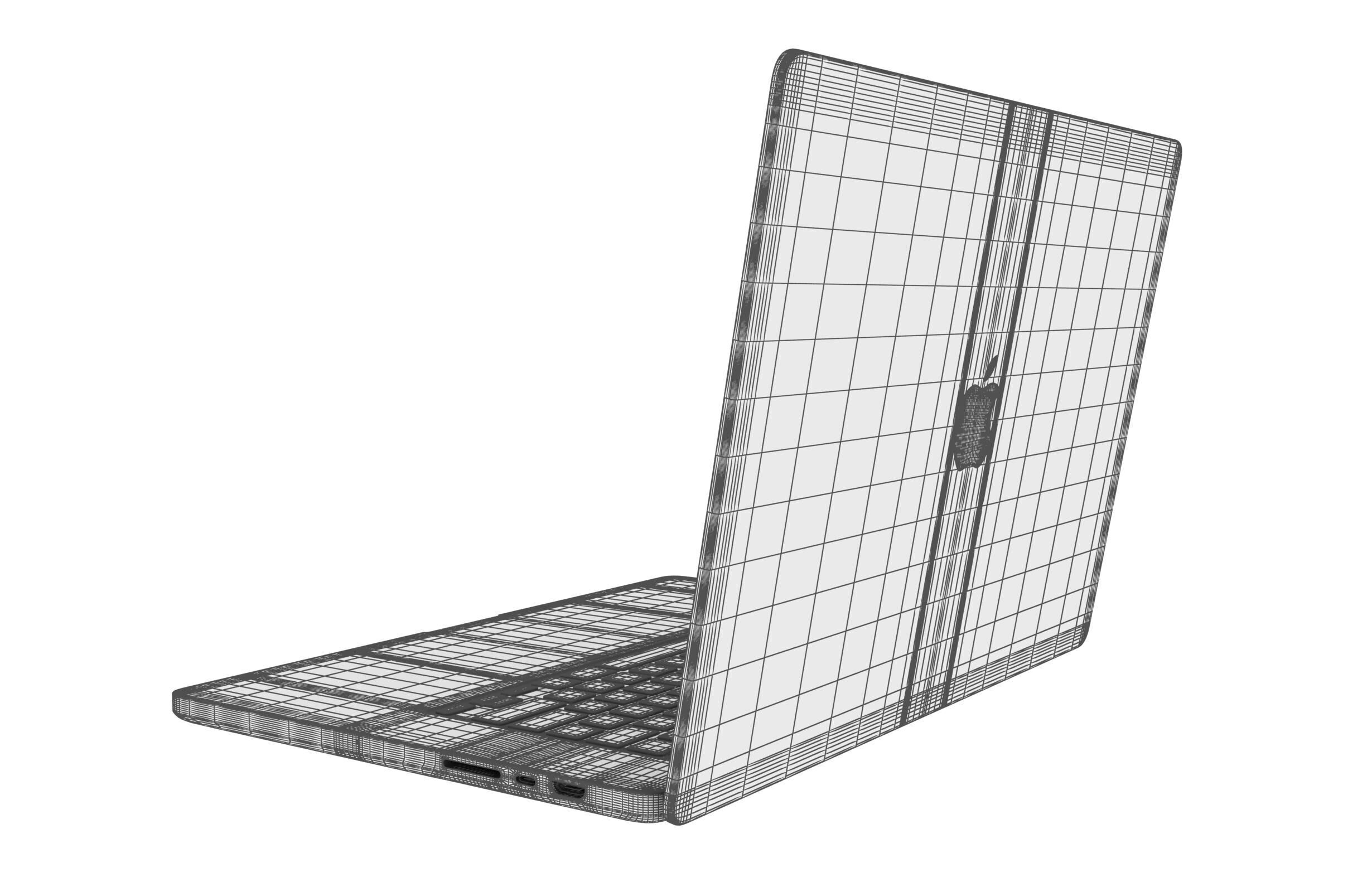 Apple MacBook Pro16 inch Black 3D model_22