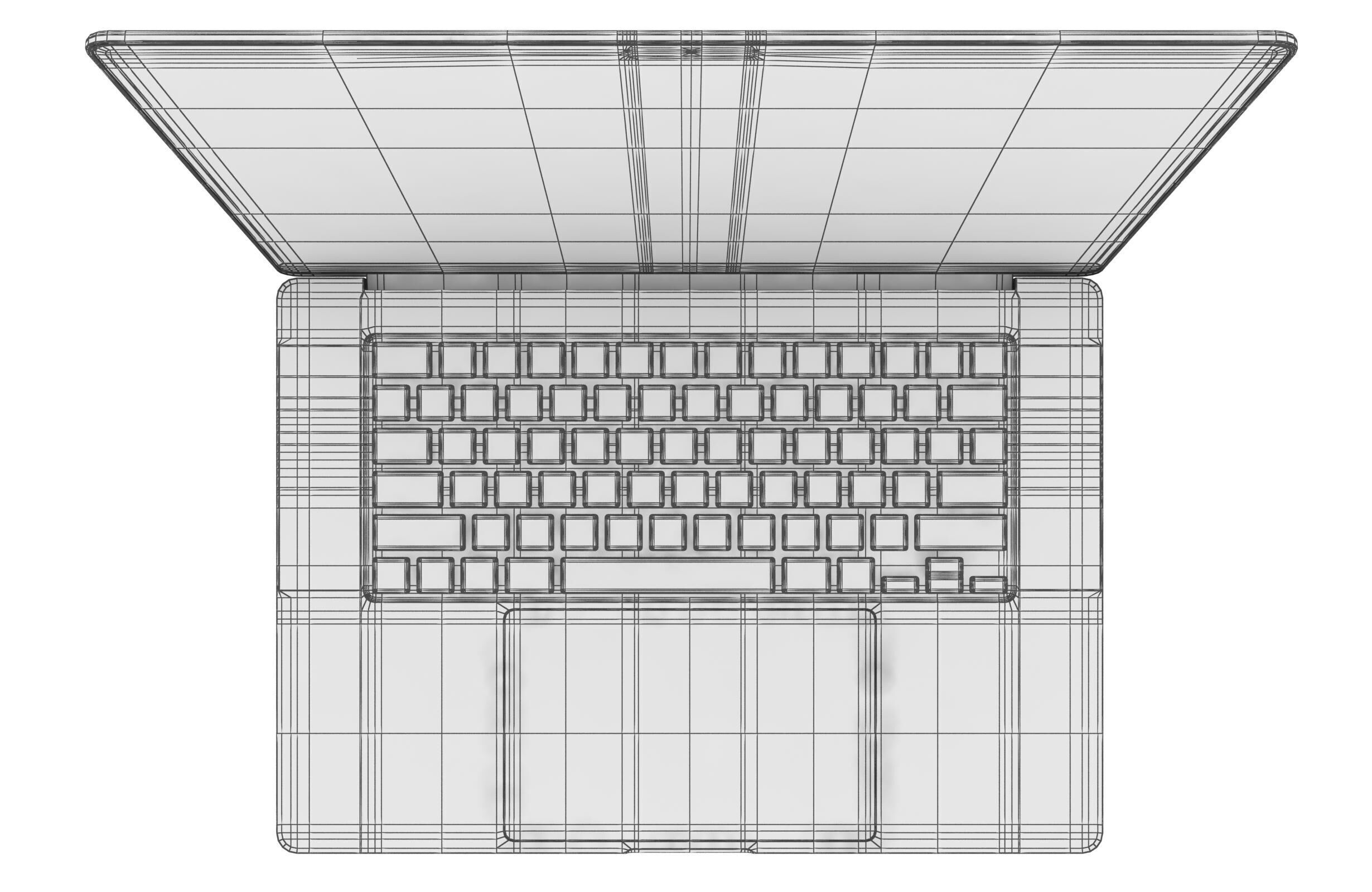 Apple MacBook Pro16 inch Black 3D model_25