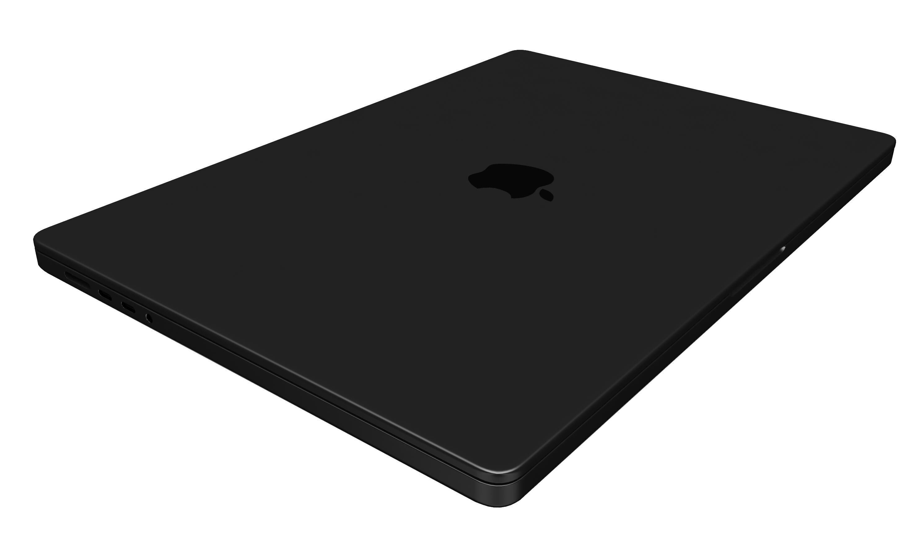 Apple MacBook Pro16 inch Black 3D model_11