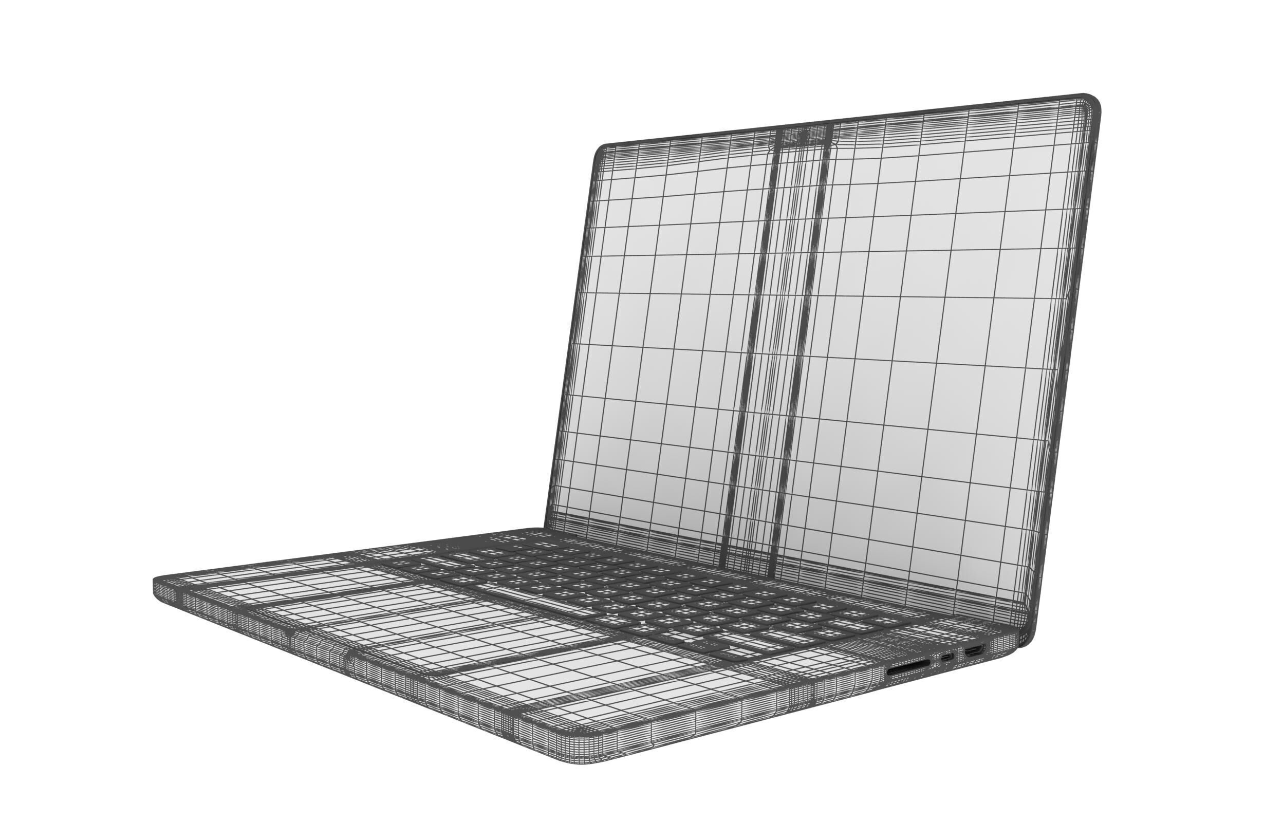 Apple MacBook Pro16 inch Black 3D model_23