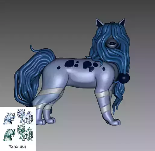 Beta Suicune Sui Rejected Pokemon