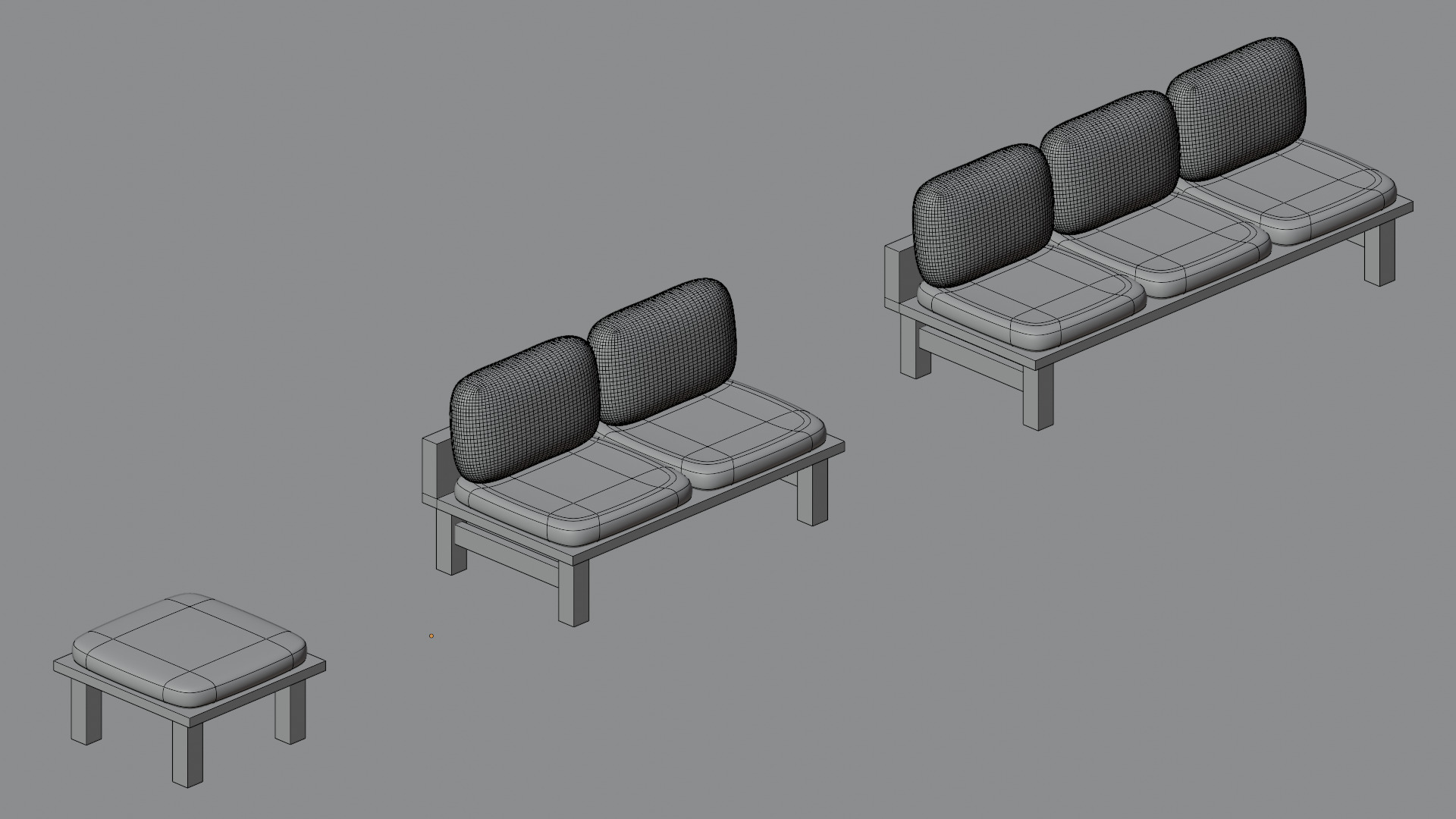 Sofa 3D Model  Cozy Minimal Style 3D model_3
