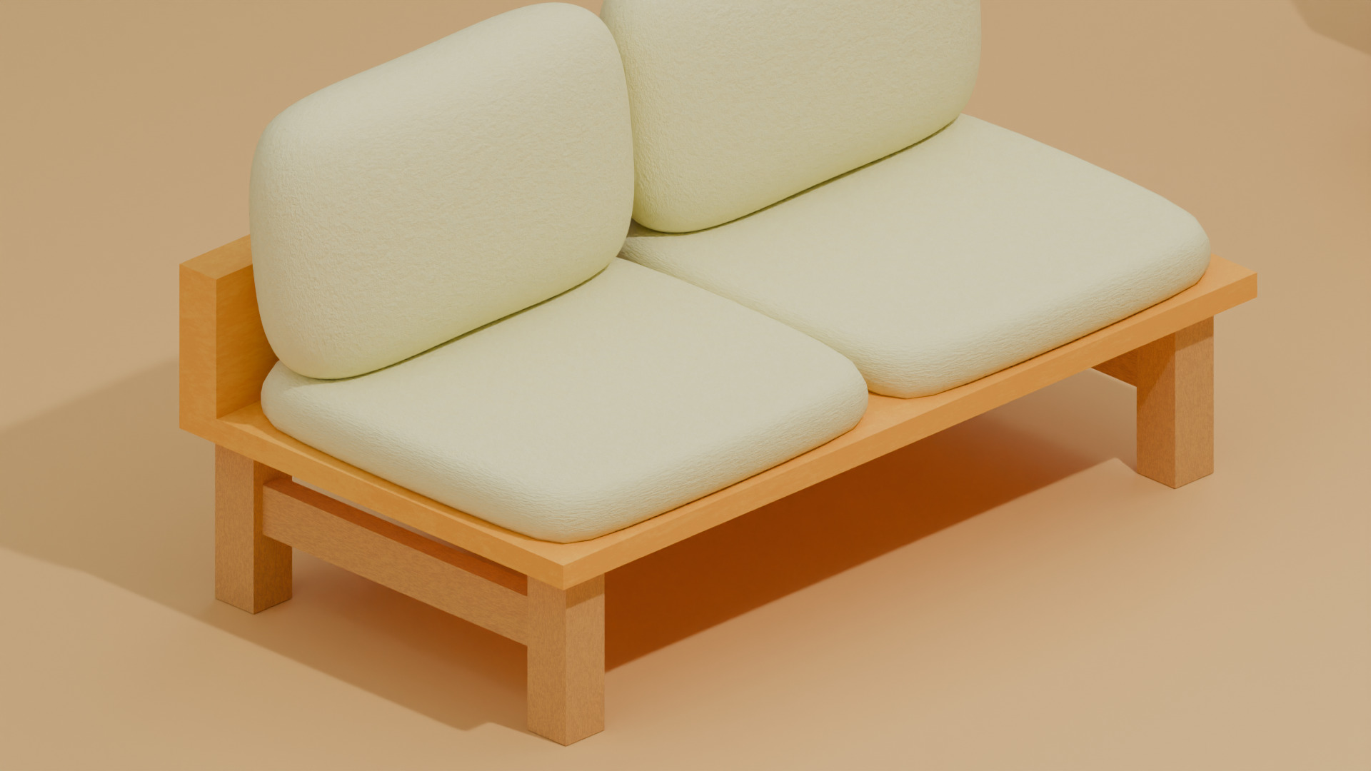 Sofa 3D Model  Cozy Minimal Style 3D model_6