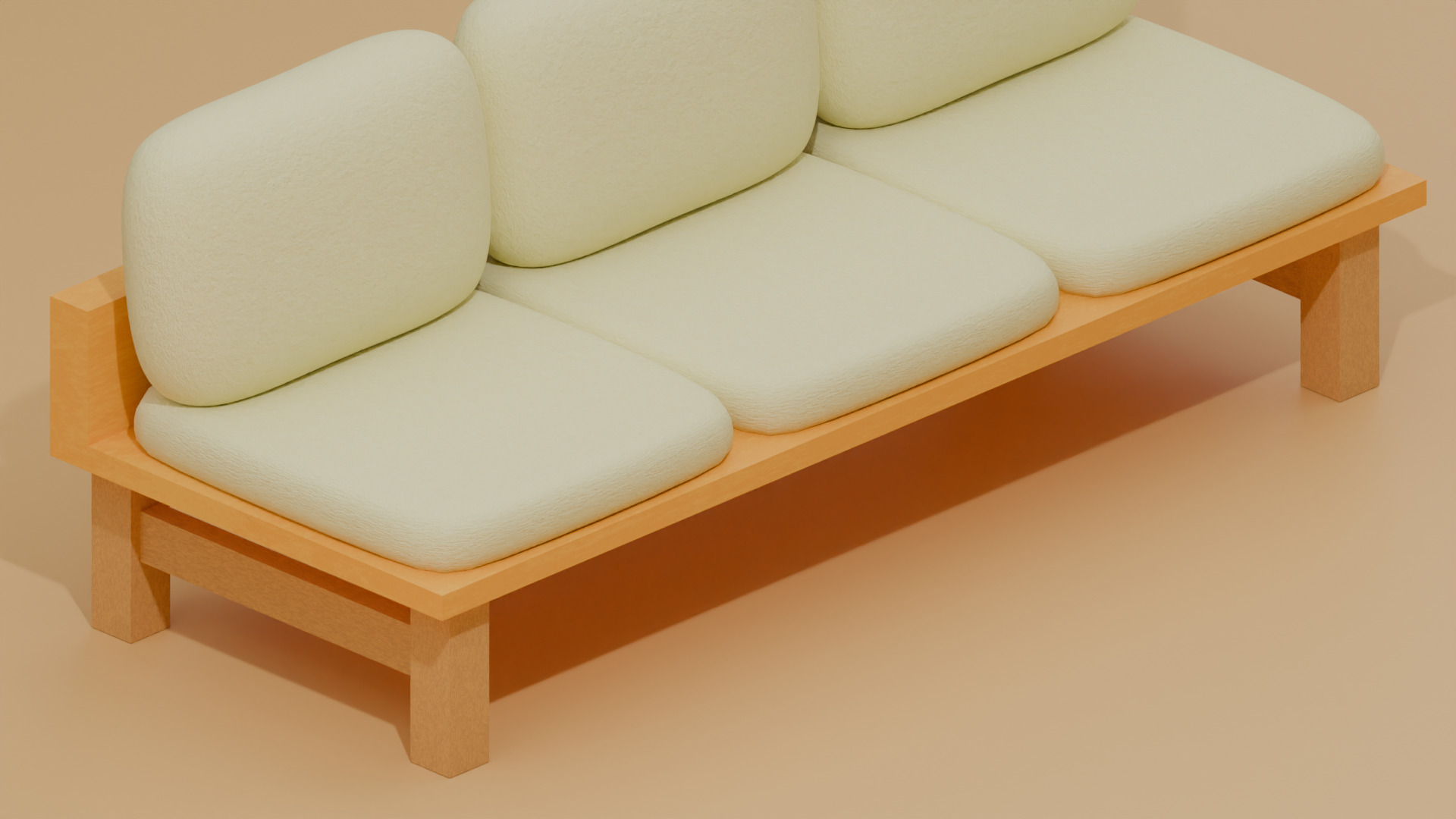 Sofa 3D Model  Cozy Minimal Style 3D model_8