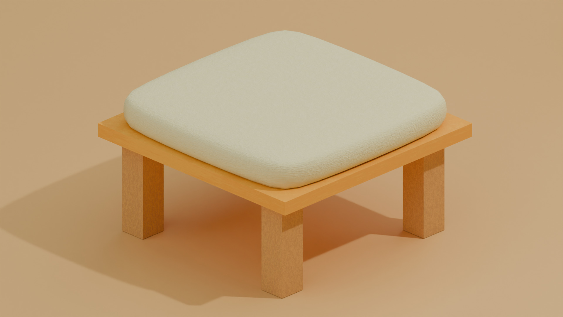 Sofa 3D Model  Cozy Minimal Style 3D model_4