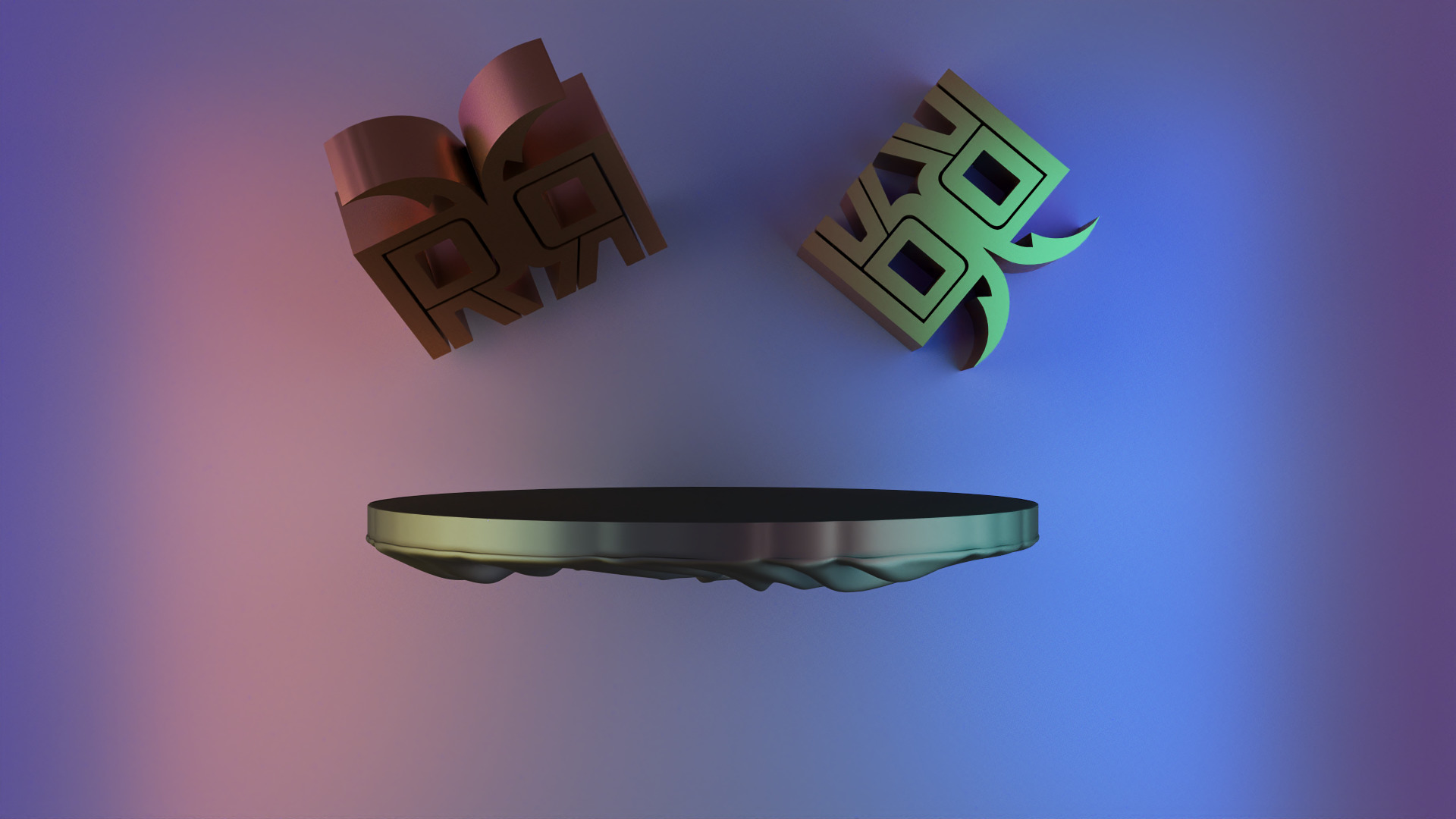 3d Textured Wave Wall Art 3D print model_4