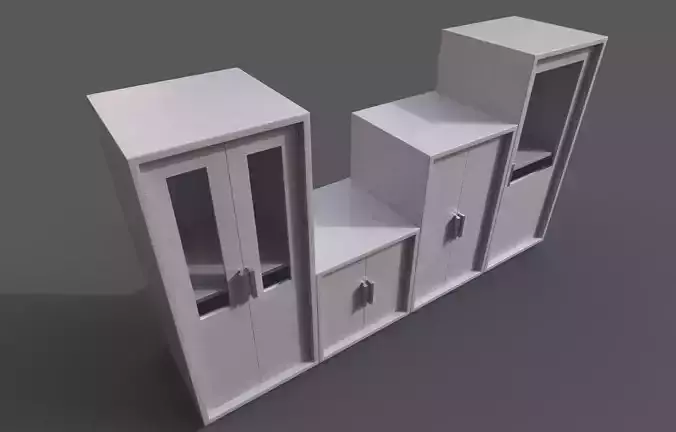 Set Modern Furniture 3D Model
