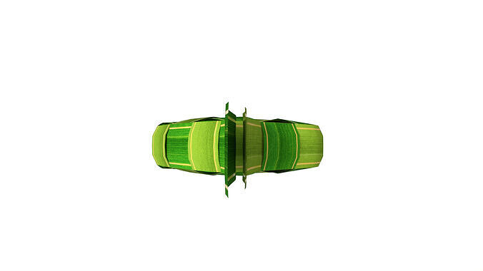 ketupat Low-poly 3D model 6