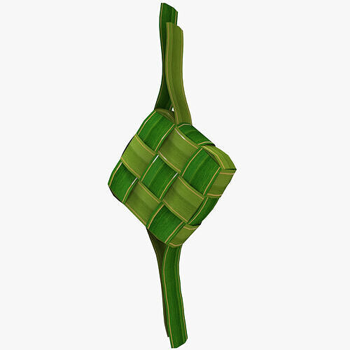 ketupat Low-poly 3D model