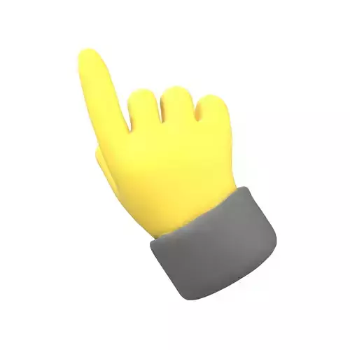 Hand Finger Pointing Icon v1 001
