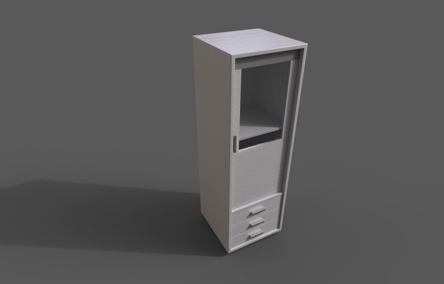 Set Modern Furniture 3D Model Low-poly 3D model_8