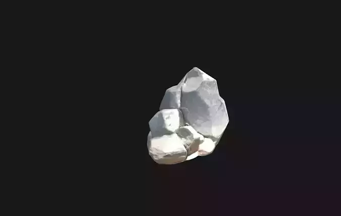 Stylized Fantasy Rock Sculpted Game Environment Asset