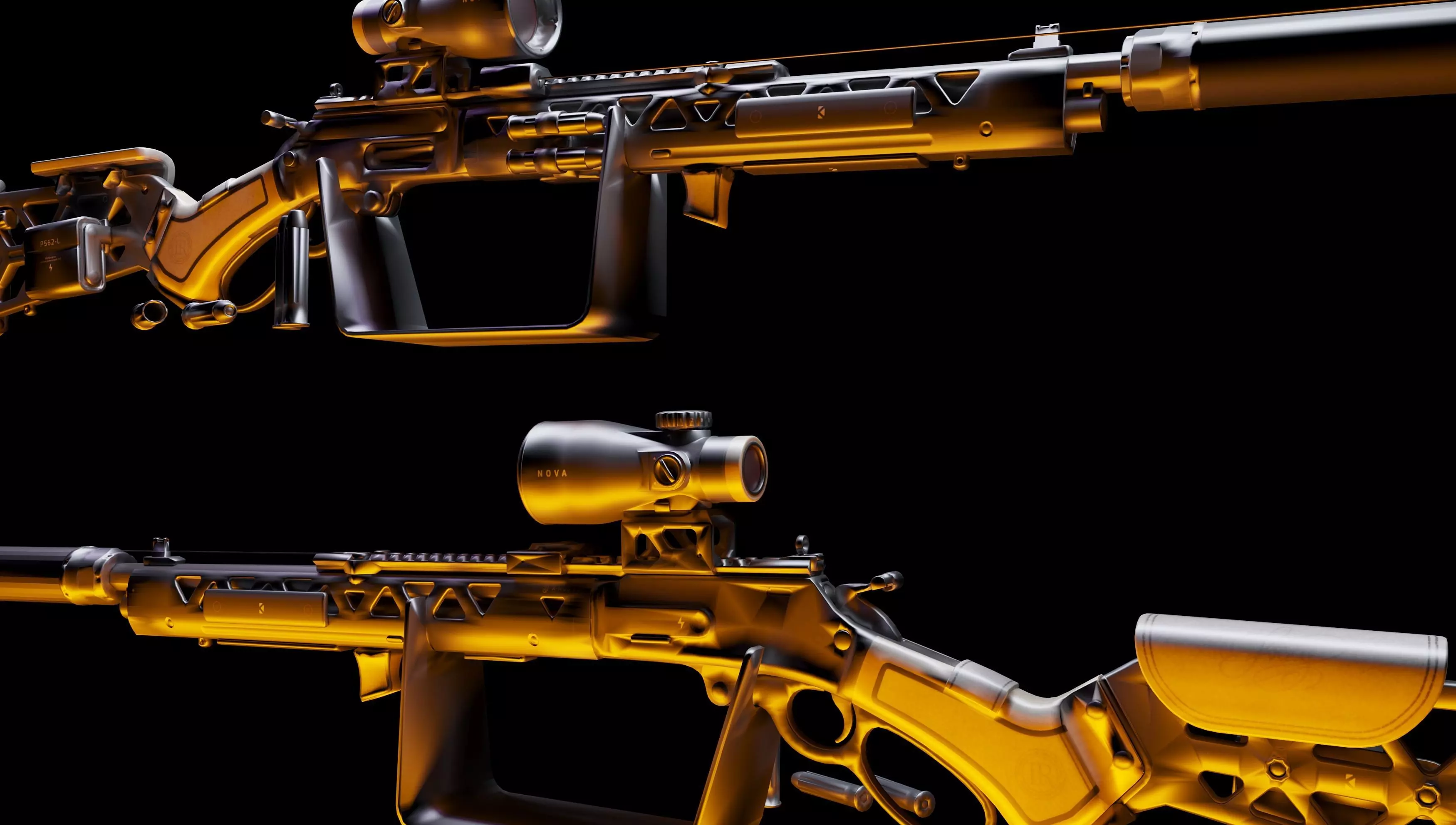 Rifle Free 3D model