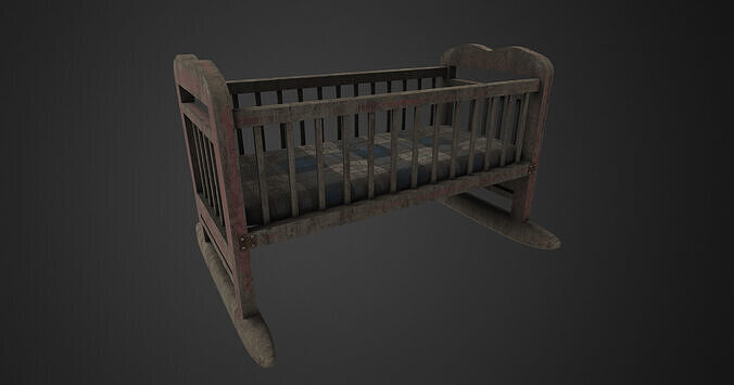 Cradle Low-poly 3D model