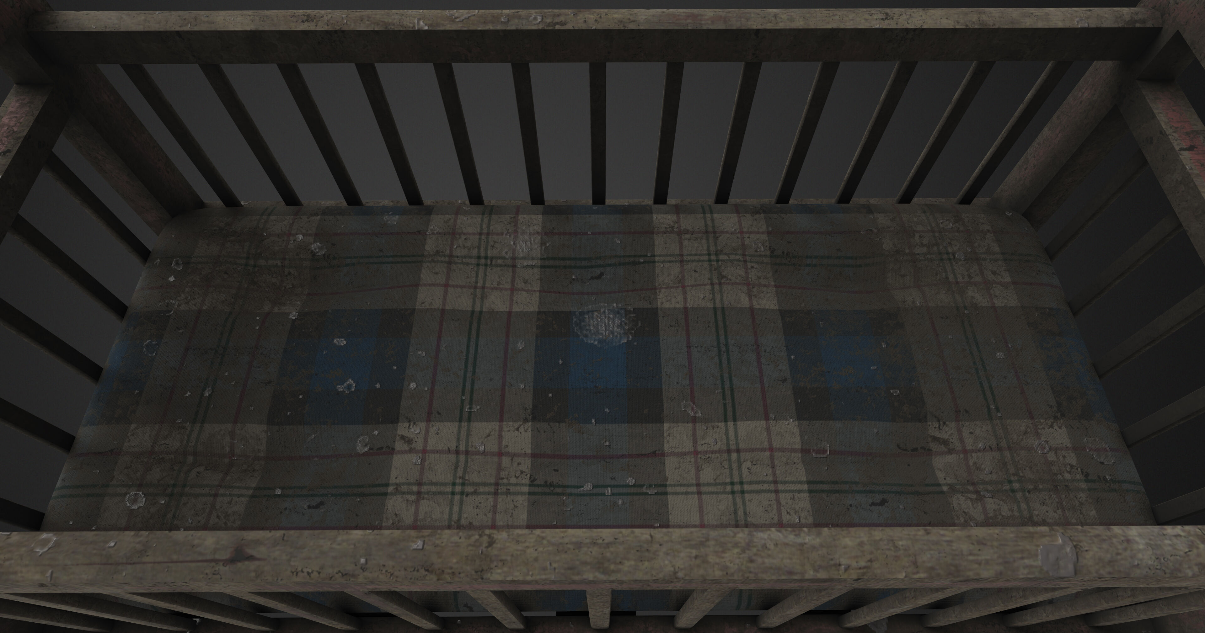 Cradle Low-poly 3D model_2