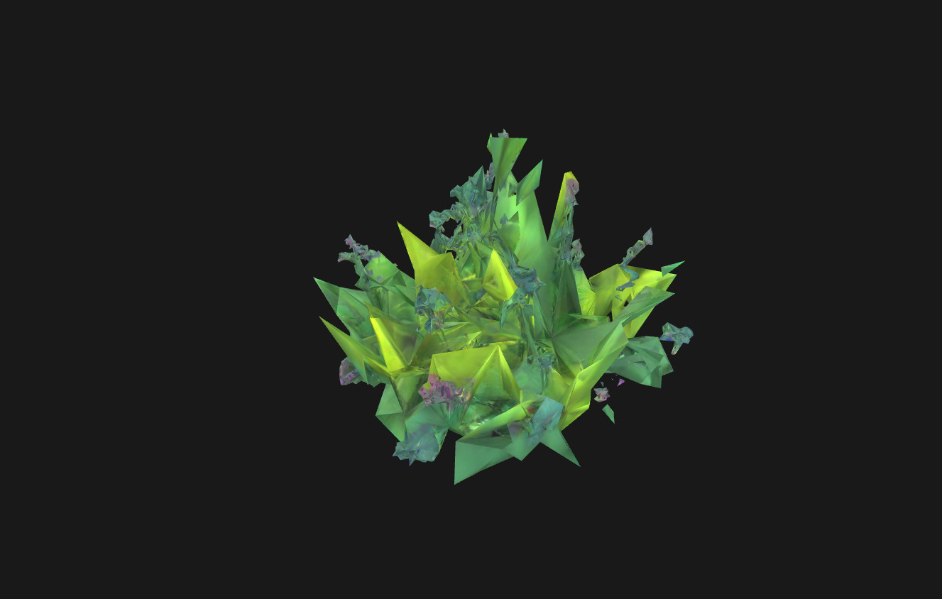 Whimsical Stylized Foliage 3D Model Vibrant Botanical Assets Low-poly 3D model_20
