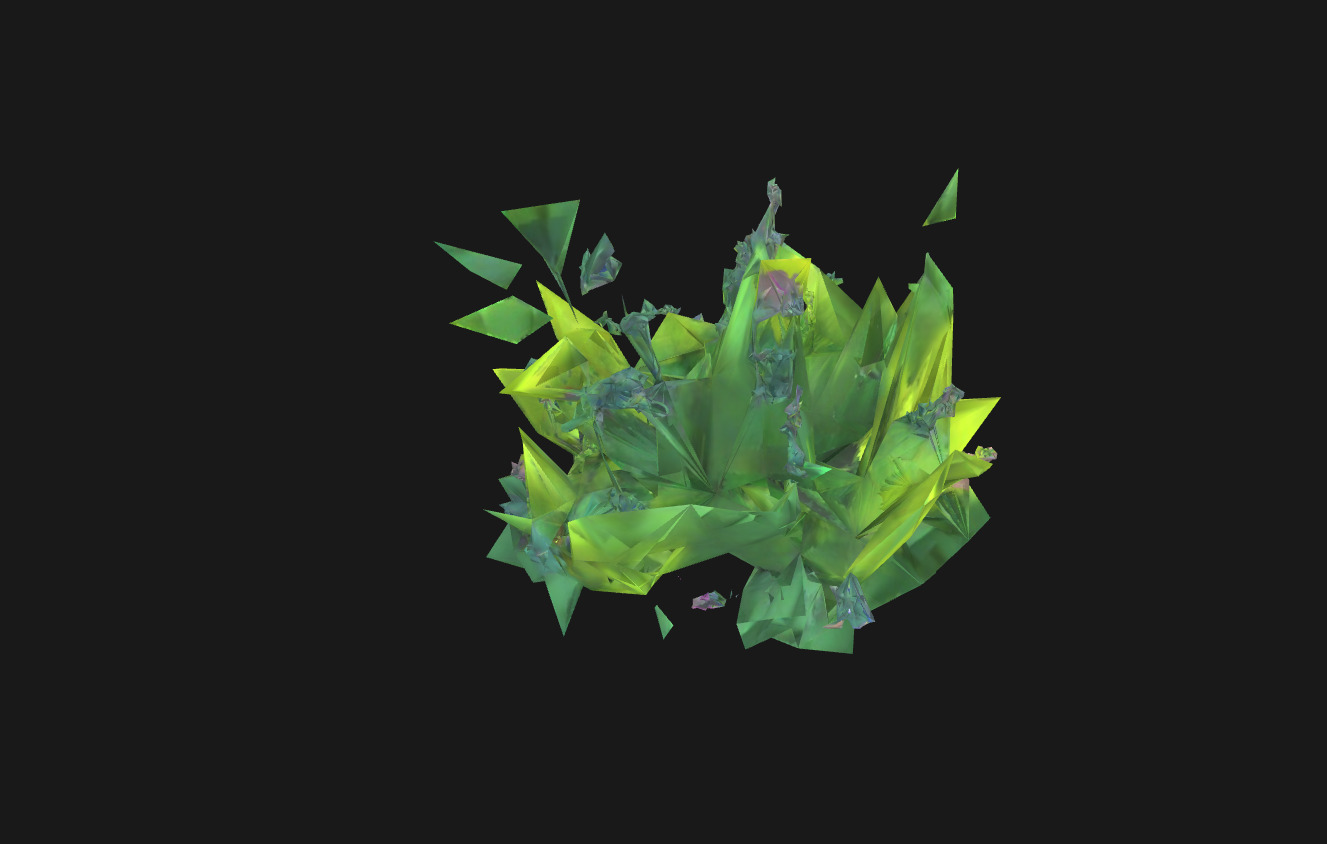 Whimsical Stylized Foliage 3D Model Vibrant Botanical Assets Low-poly 3D model_31