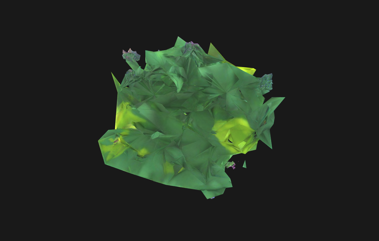 Whimsical Stylized Foliage 3D Model Vibrant Botanical Assets Low-poly 3D model_28