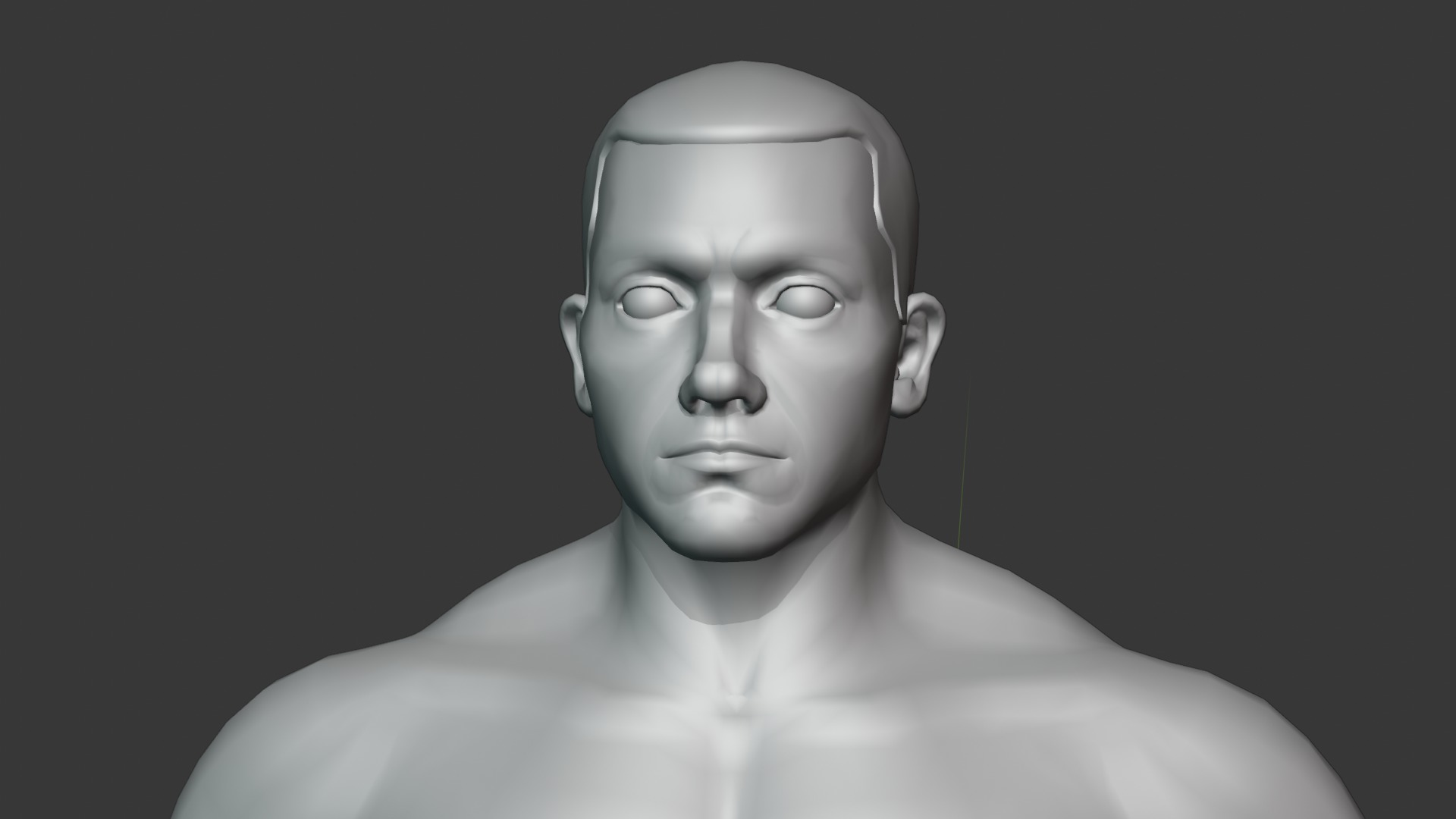 Stylized Strong Human Body Base Mesh 3D Model 3D Model Collection_23