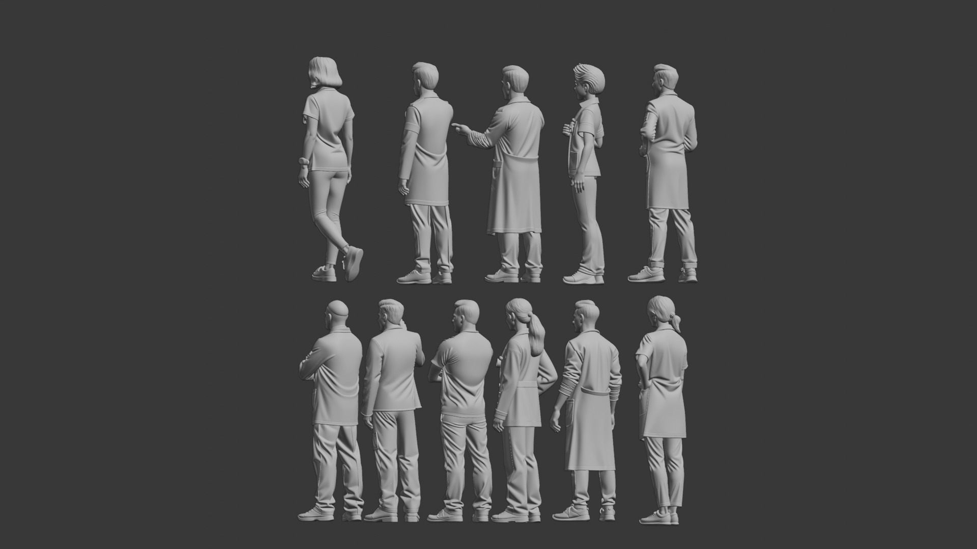 Doctor Diorama Figure Collection  3D print model_3