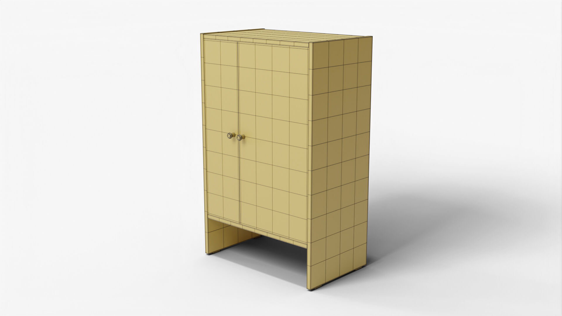 Cabinet 01 3D model_8
