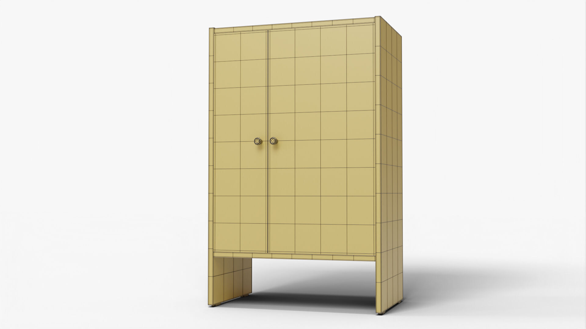 Cabinet 01 3D model_10