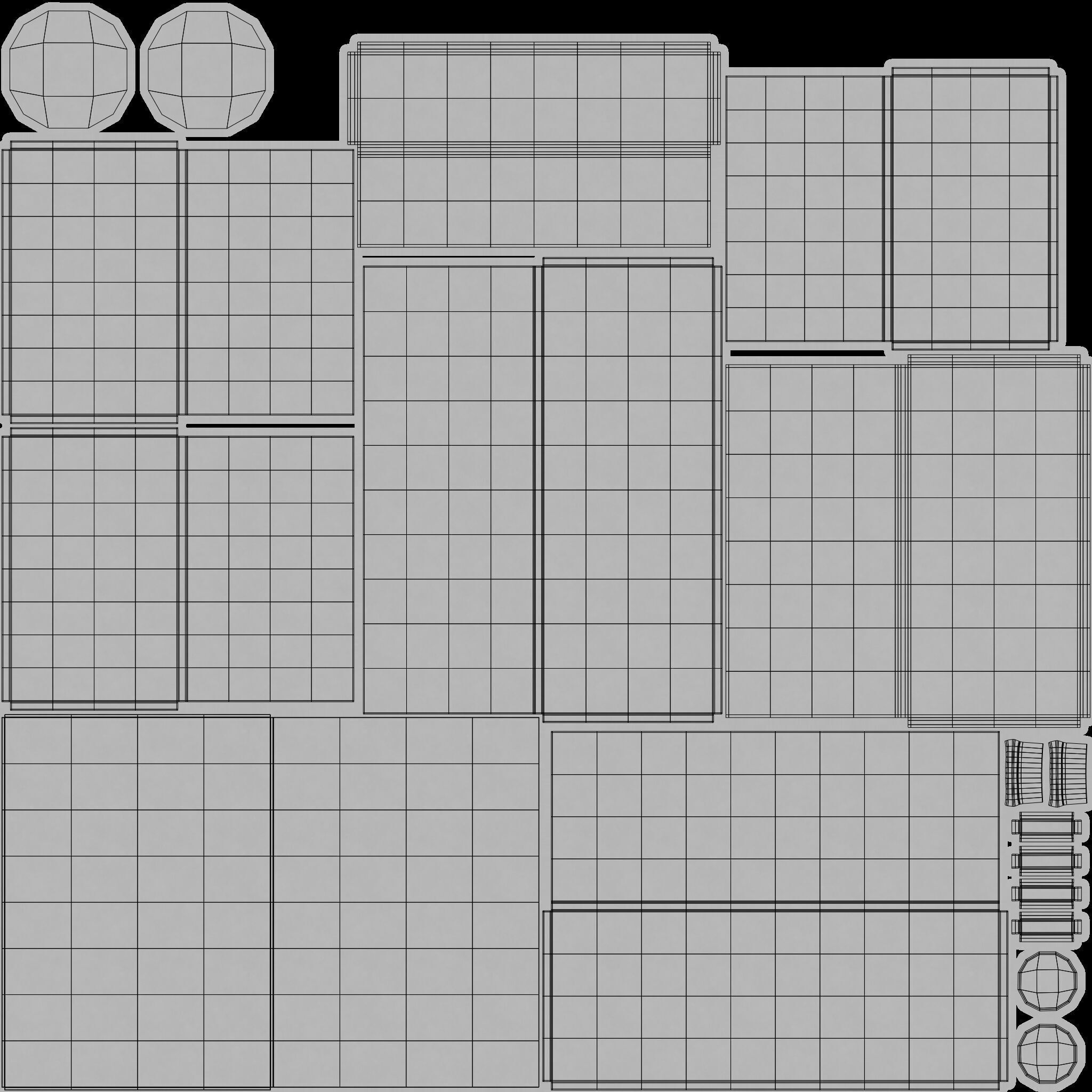 Cabinet 01 3D model_11