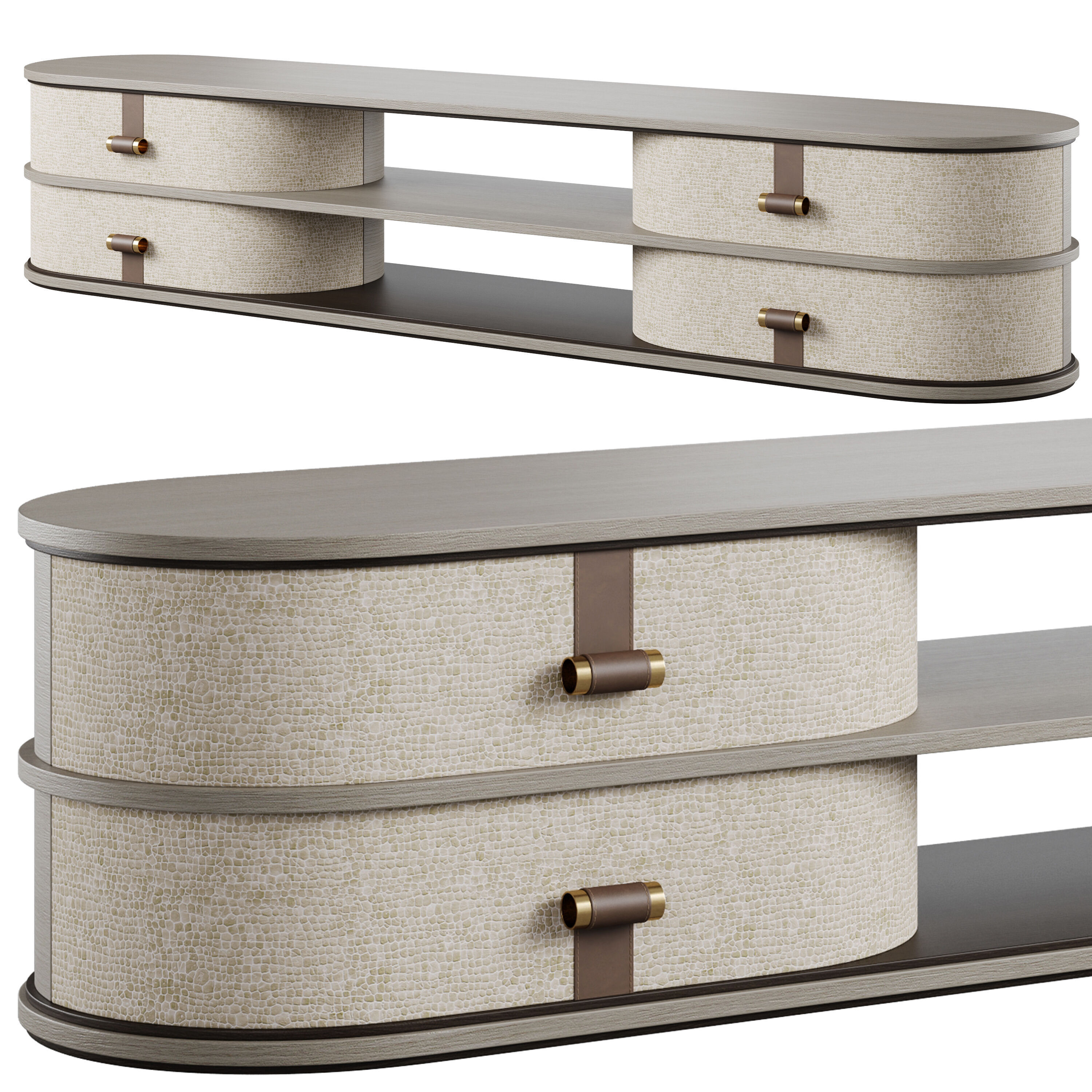 TV unit Taormina by Frato 3D model_2