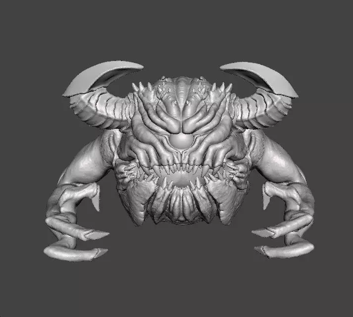 PAIN ELEMENTAL ETERNAL DEMON MODEL FIGURE FANTASY SCIFI GAME RPG 3D print model_0