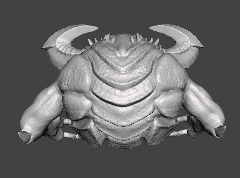 PAIN ELEMENTAL ETERNAL DEMON MODEL FIGURE FANTASY SCIFI GAME RPG 3D print model_5
