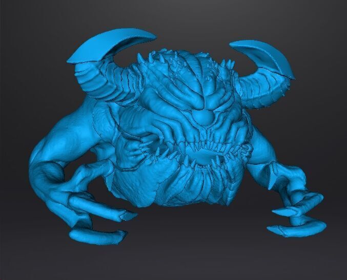 PAIN ELEMENTAL ETERNAL DEMON MODEL FIGURE FANTASY SCIFI GAME RPG 3D print model_9