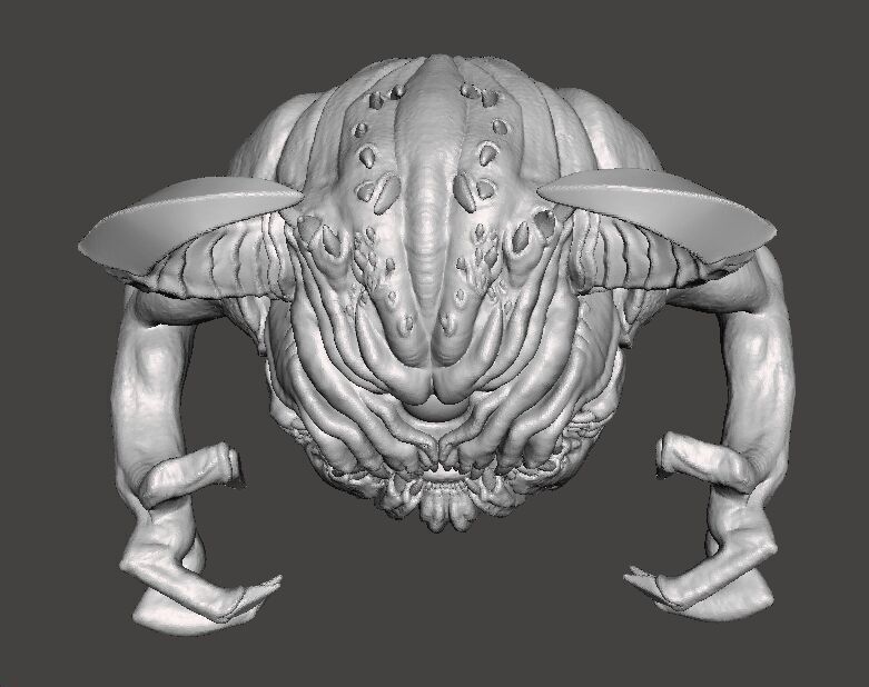 PAIN ELEMENTAL ETERNAL DEMON MODEL FIGURE FANTASY SCIFI GAME RPG 3D print model_6