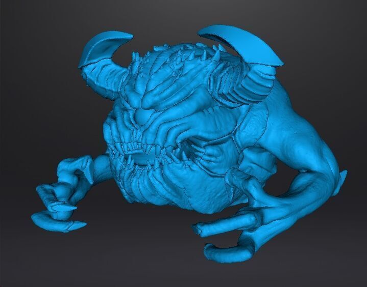 PAIN ELEMENTAL ETERNAL DEMON MODEL FIGURE FANTASY SCIFI GAME RPG 3D print model_10