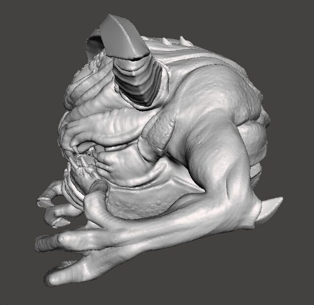 PAIN ELEMENTAL ETERNAL DEMON MODEL FIGURE FANTASY SCIFI GAME RPG 3D print model_4