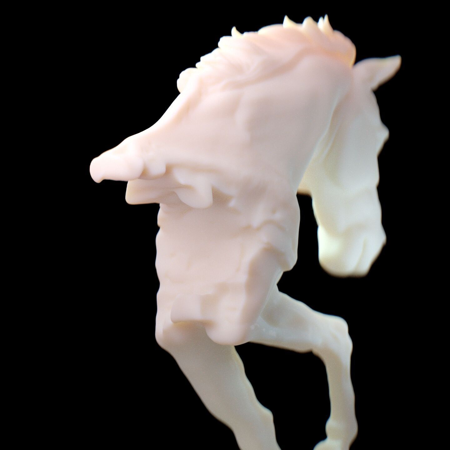 Dynamic Horse Sculpture 3D print model_14
