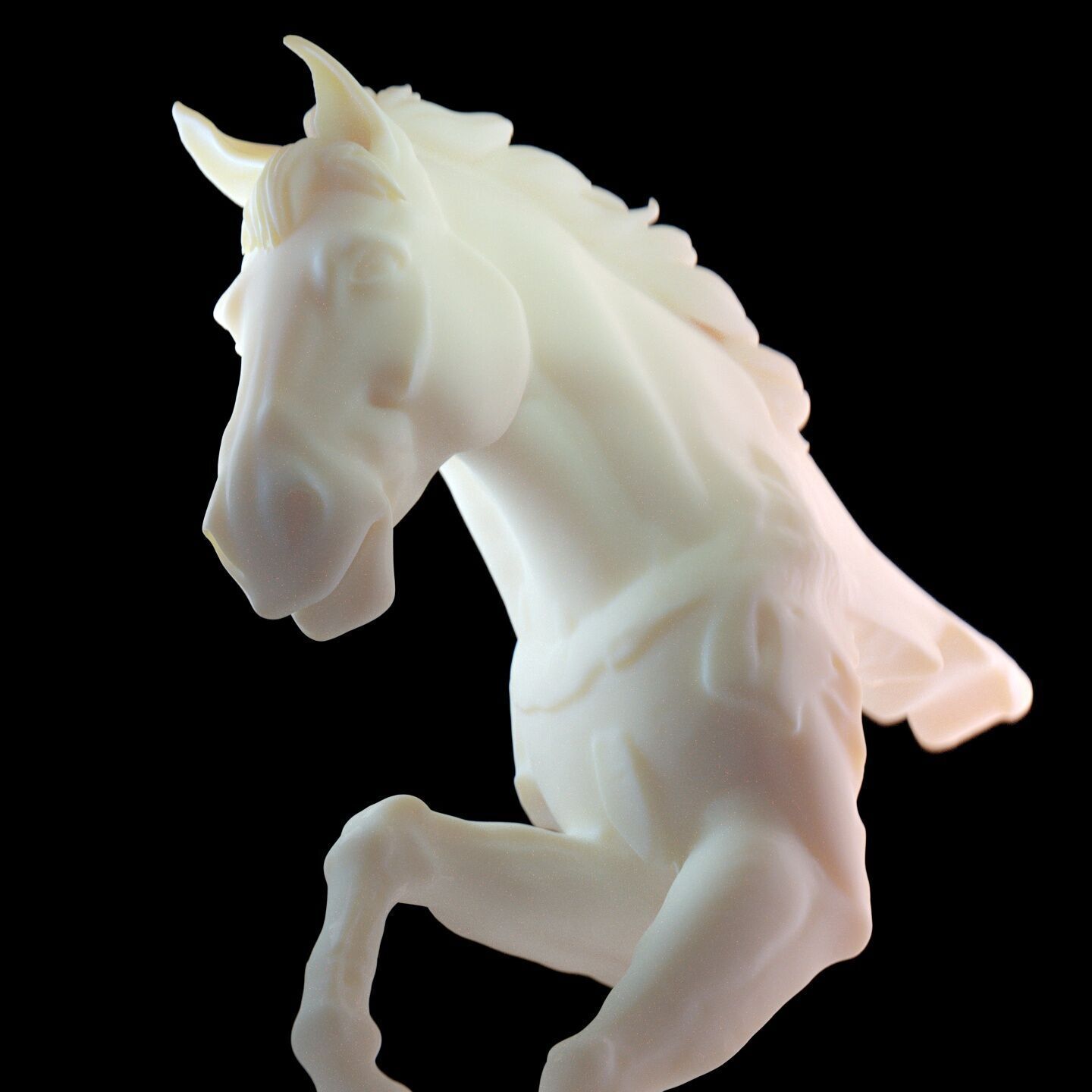 Dynamic Horse Sculpture 3D print model_2
