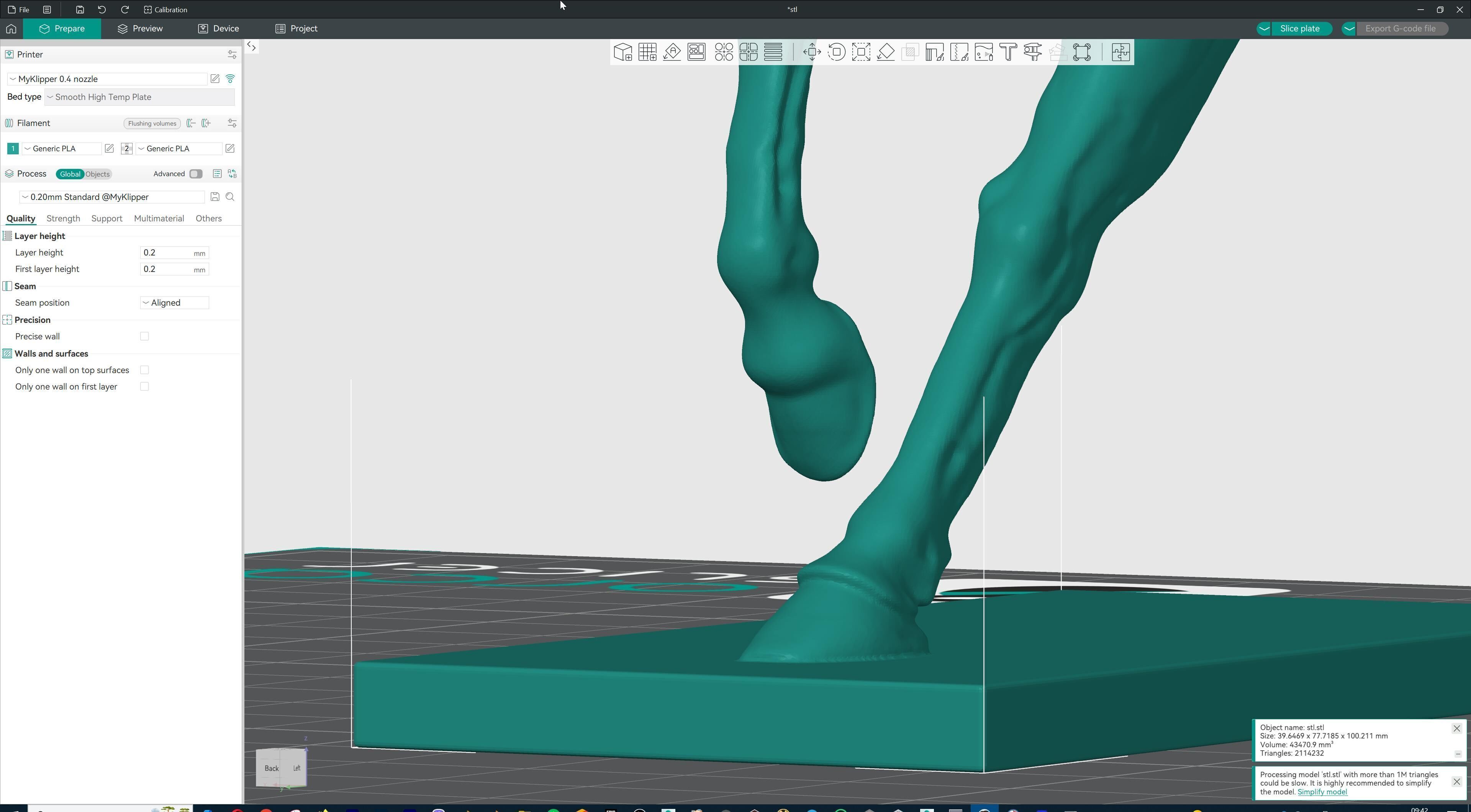 Dynamic Horse Sculpture 3D print model_27