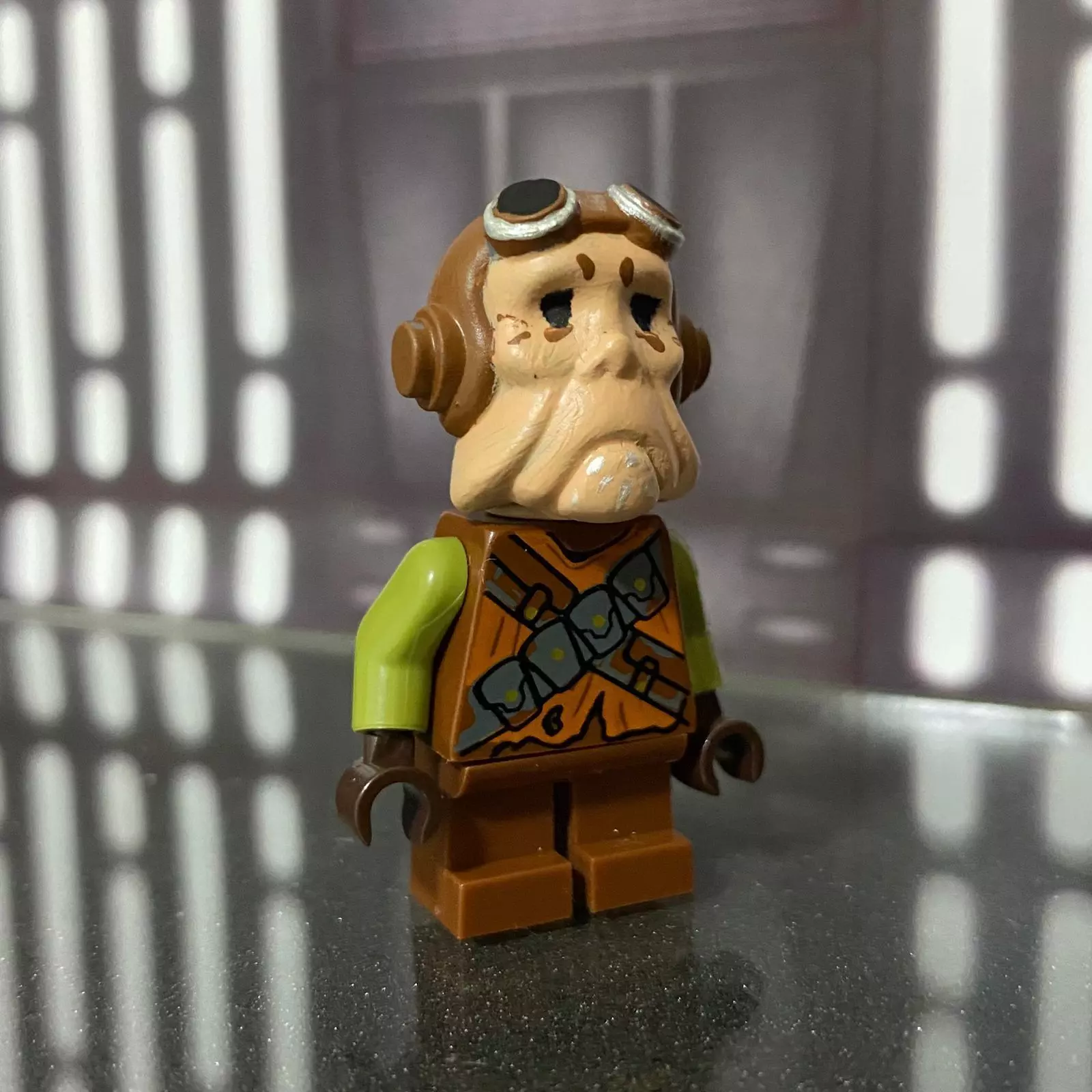 Kuiil minifigure star wars custom 3D print model_0
