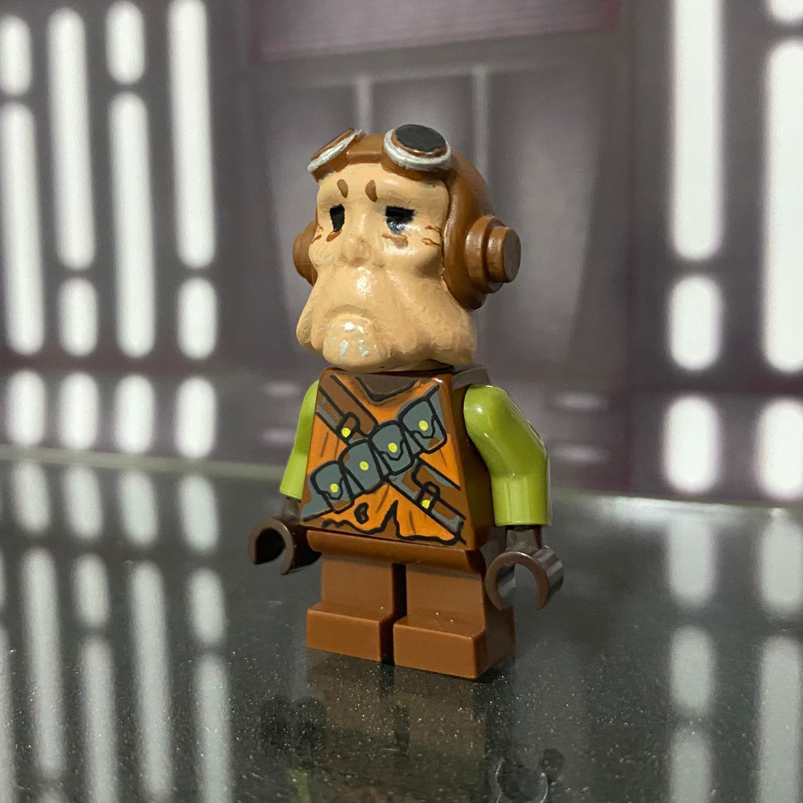 Kuiil minifigure star wars custom 3D print model_2