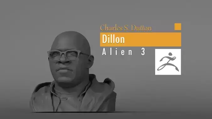 Charles S Dutton - Dillon - Alien 3 3D print model