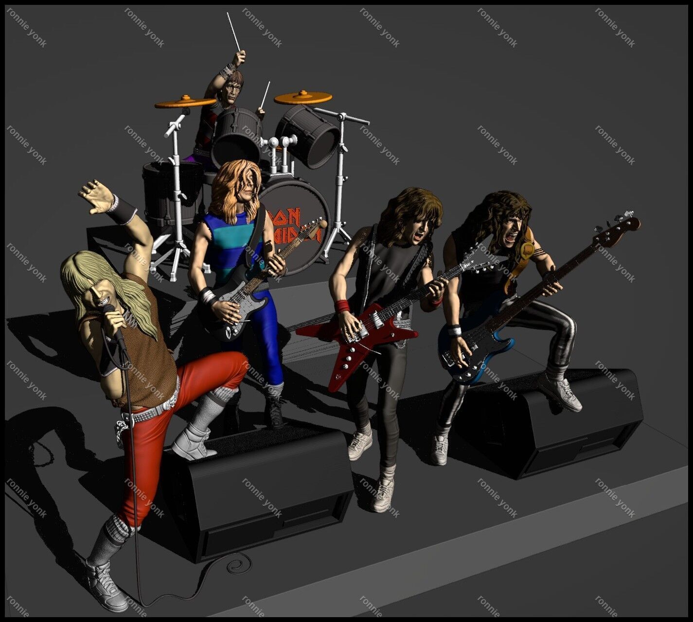 Bruce Dickinson Iron Maiden 3d printing 3D print model_15