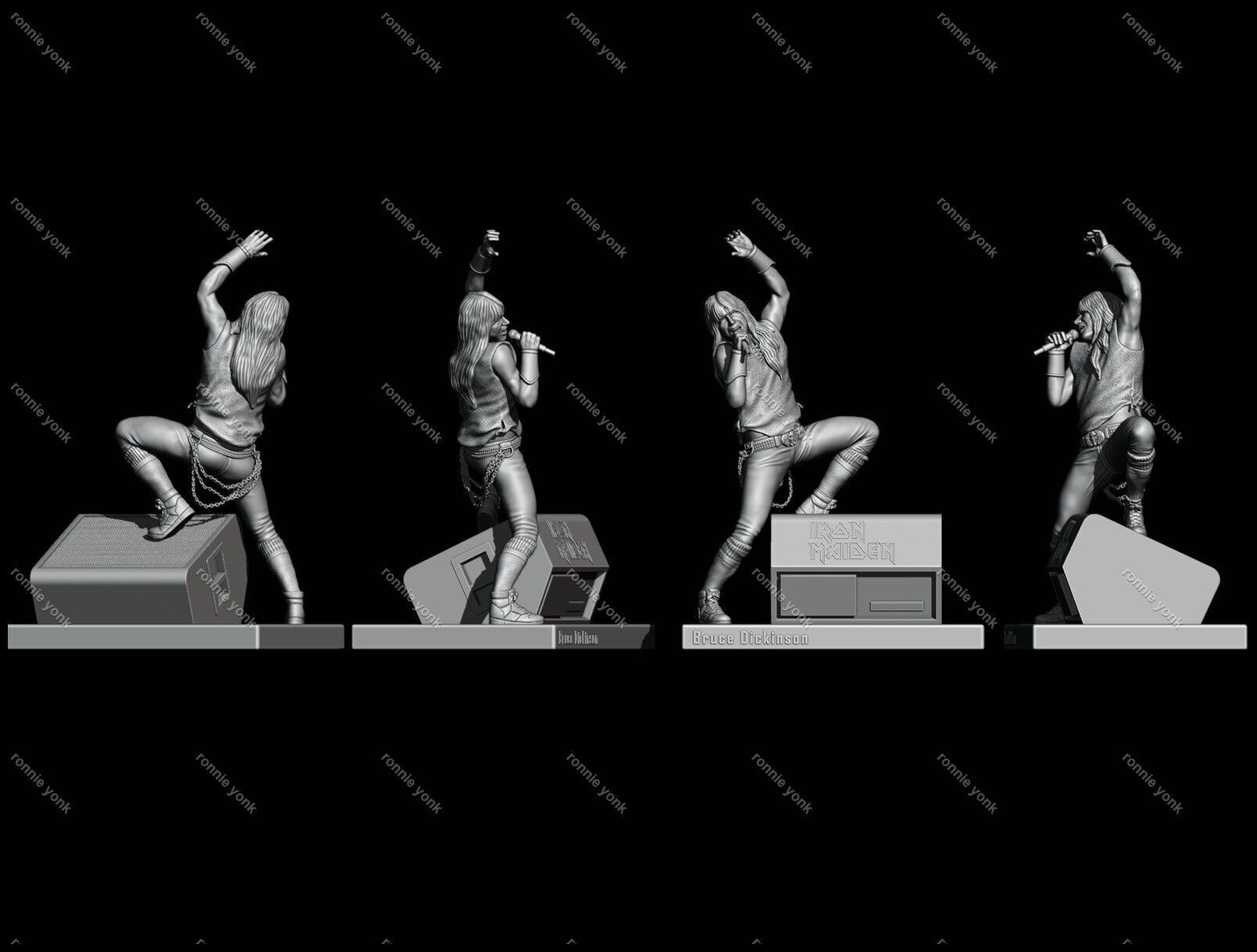 Bruce Dickinson Iron Maiden 3d printing 3D print model_18