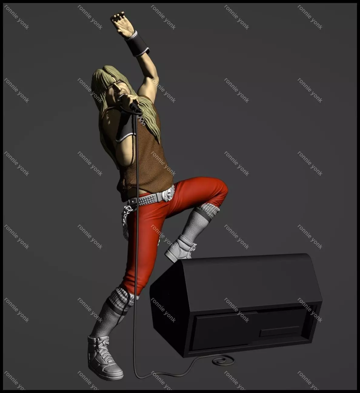 Bruce Dickinson Iron Maiden 3d printing 3D print model_0