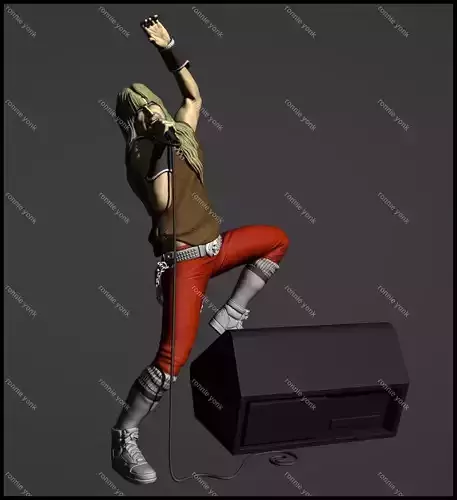 Bruce Dickinson Iron Maiden 3d printing