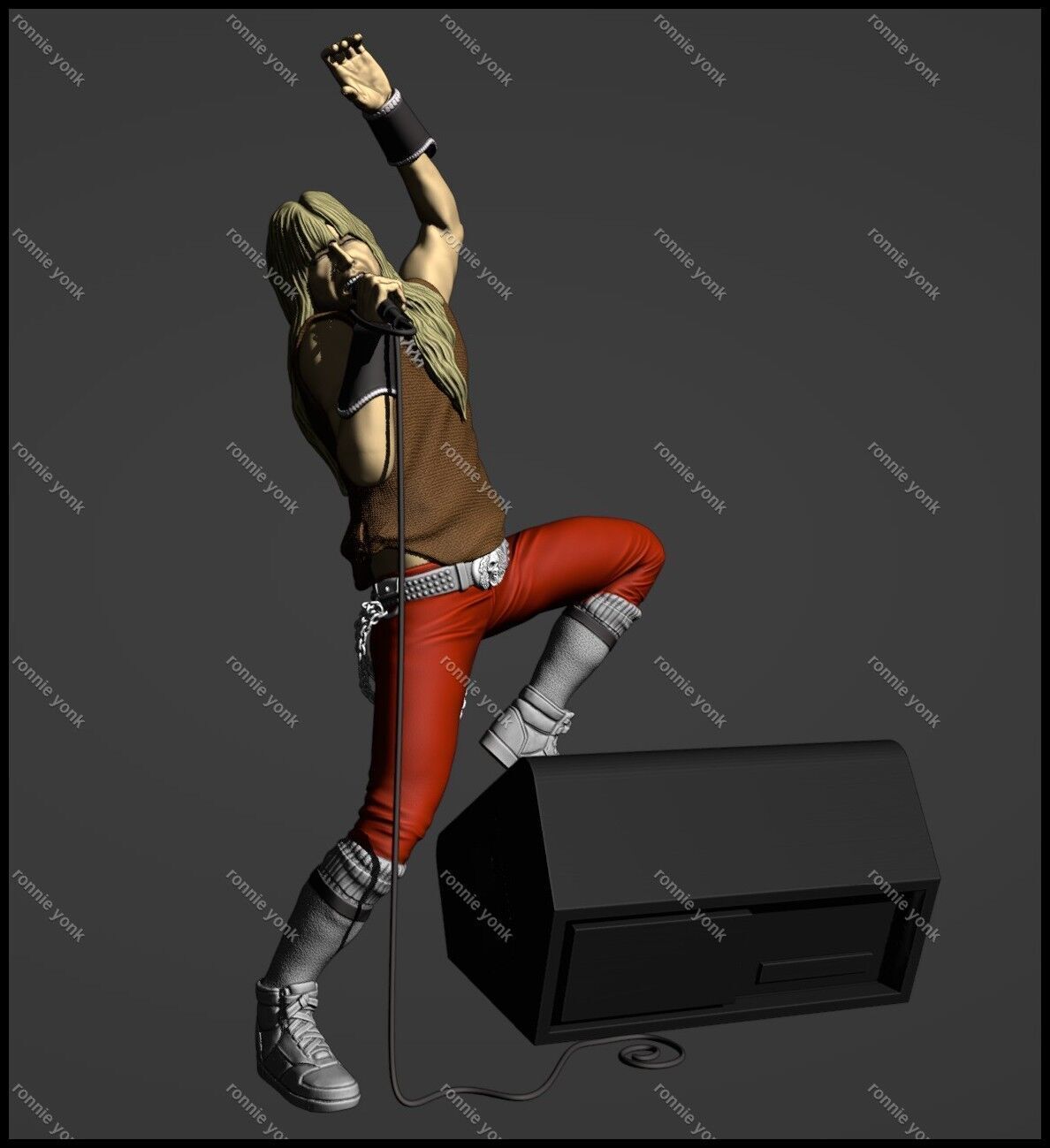 Bruce Dickinson Iron Maiden 3d printing 3D print model_14