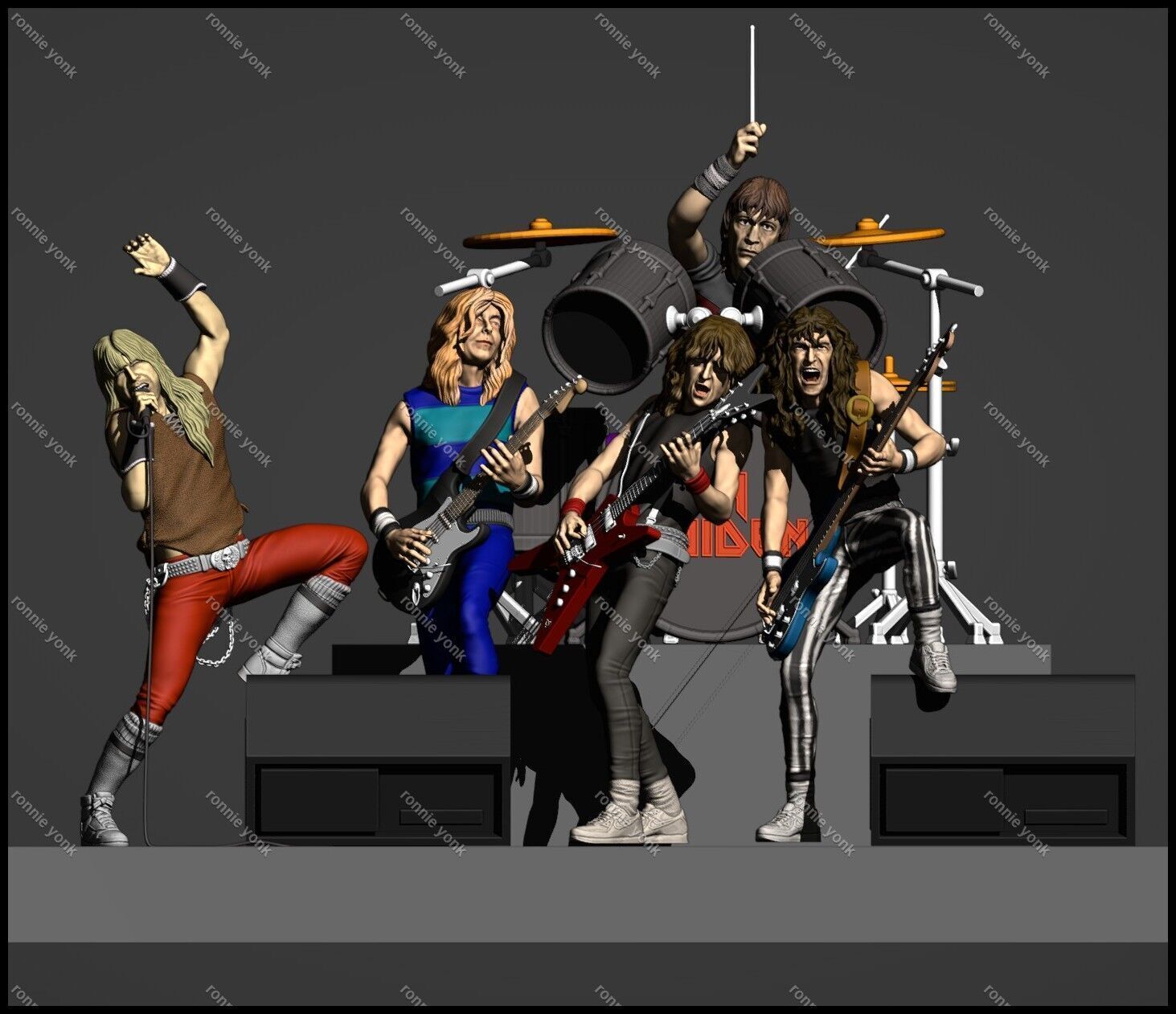 Bruce Dickinson Iron Maiden 3d printing 3D print model_8