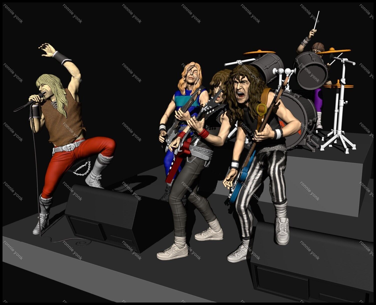 Bruce Dickinson Iron Maiden 3d printing 3D print model_4