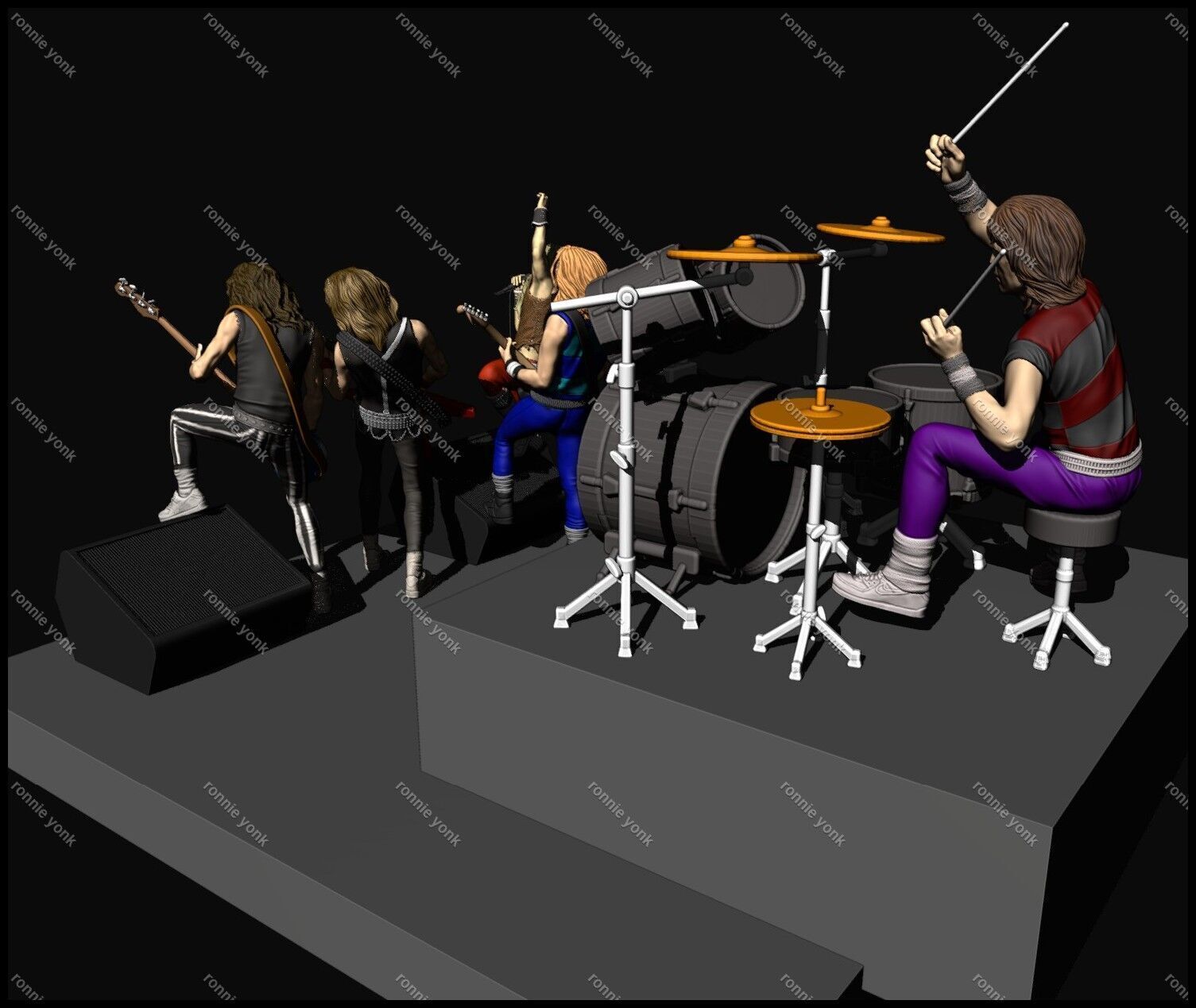 Bruce Dickinson Iron Maiden 3d printing 3D print model_17