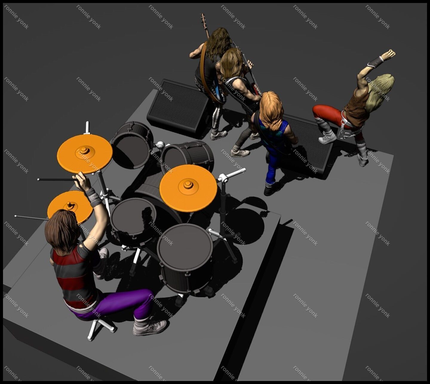 Bruce Dickinson Iron Maiden 3d printing 3D print model_10