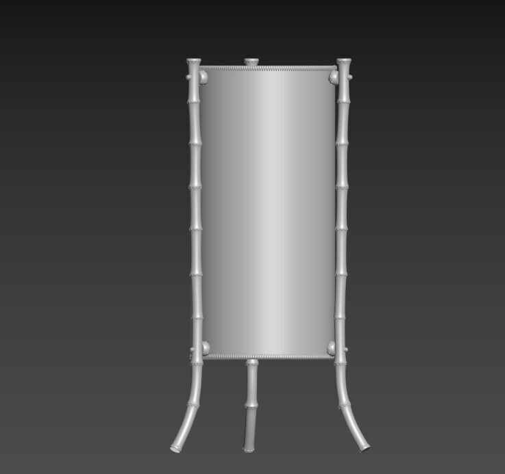 Jacques Adnet Attributed Table Lamp 3D model_9